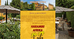 Desktop Screenshot of harambe-afrika.de